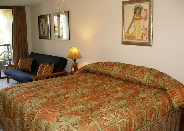 Bedroom with a king bed
