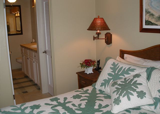 Bedroom with adjoining bath