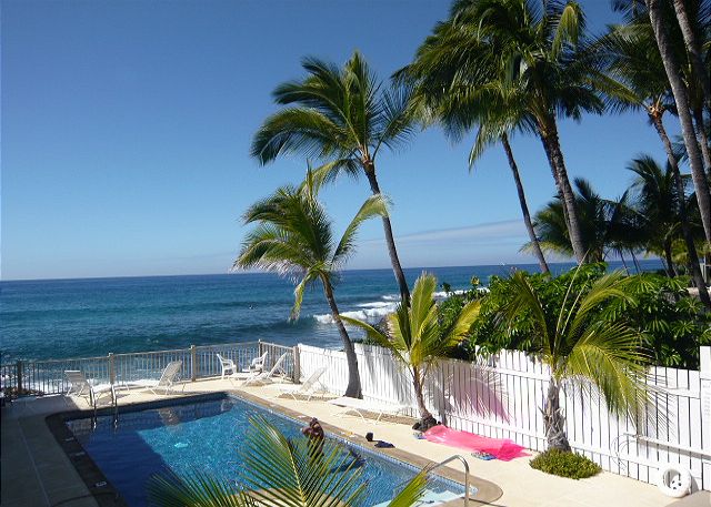 Ocean front pool at the complex.