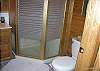 Main floor bathroom with shower