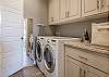 This home includes a washer and dryer to accommodate all your needs!