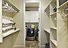This large and spacious Main closet has more than enough storage space for you during your stay.