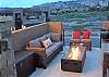 On those cool desert evenings stay warm next to the fire. This beautiful rooftop patio is a great place for star gazing.