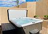 Enjoy using the Private Hot Tub located in the back yard.