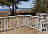 Deck on Lake Michigan with view of Manitou Island