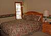 Master bedroom with queen bed