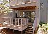 Deck off of the living room