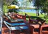 Deck with deck furniture
