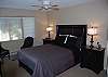 Master bedroom with king bed and private bath on the main floor