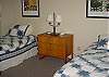2nd bedroom with two twin beds