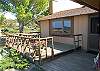 Lakeside deck