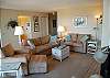 Living room with sofa bed
