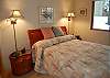 Master bedroom with queen bed