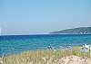 72 feet of private frontage on Lake Michigan