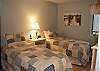 2nd bedroom with two extra long twin beds