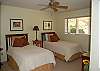 3rd bedroom with two twin beds on the lower level
