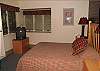 2nd bedroom with queen bed on the lower level
