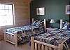 2nd bedroom with two twin beds on the main level