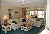Living room with sofa bed