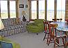 Sunroom with gorgeous views of Lake Michigan