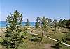 Beach path to Lake Michigan