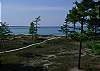 Beach path to Lake Michigan