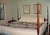 Master bedroom with king bed