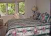 Master bedroom with king bed and private bath on the main level