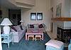 Living room with fireplace