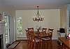 Dining room with lake view