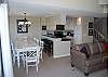 Dining room and kitchen