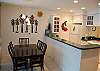 Dining area and kitchen