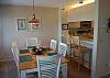 Dining room and kitchen counter