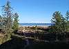 Beach path to Lake Michigan