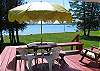 Deck with deck furniture