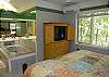 Master bedroom with Jacuzzi tub