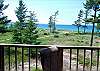 Deck off of the living room