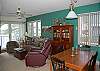 Dining and living rooms