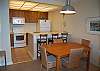 Dining area and kitchen
