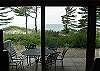 Patio and lake view
