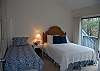 2nd bedroom with queen bed and twin bed