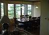 Dining room with lake view