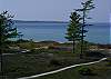 Beach path to Lake Michigan