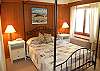 Master bedroom with queen bed