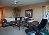 Family room on lower level