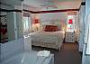 Jacuzzi tub and the master bedroom