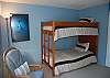 4th bedroom with one set of twin bunk beds on the second floor