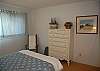 2nd bedroom with queen bed on the second floor