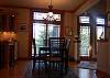 Dining room with deck
