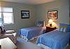 2nd bedroom with two twin beds on the main floor
